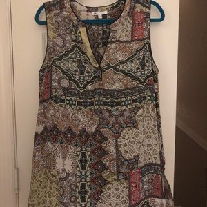 DR2 Boho Tunic Top India NWOT